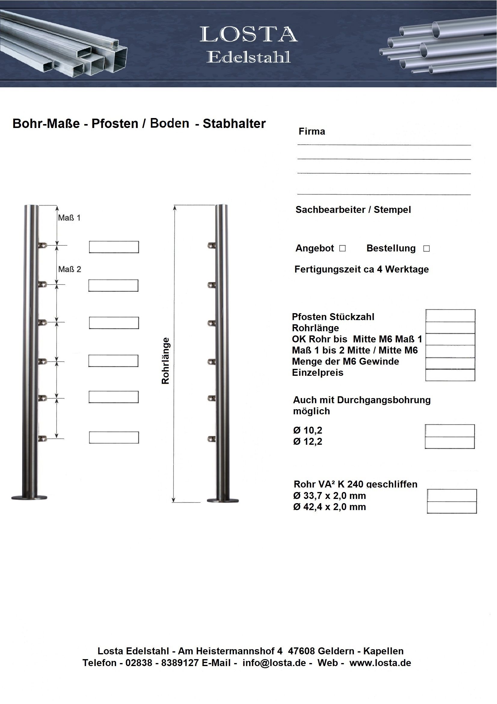 Familienname aus Edelstahl